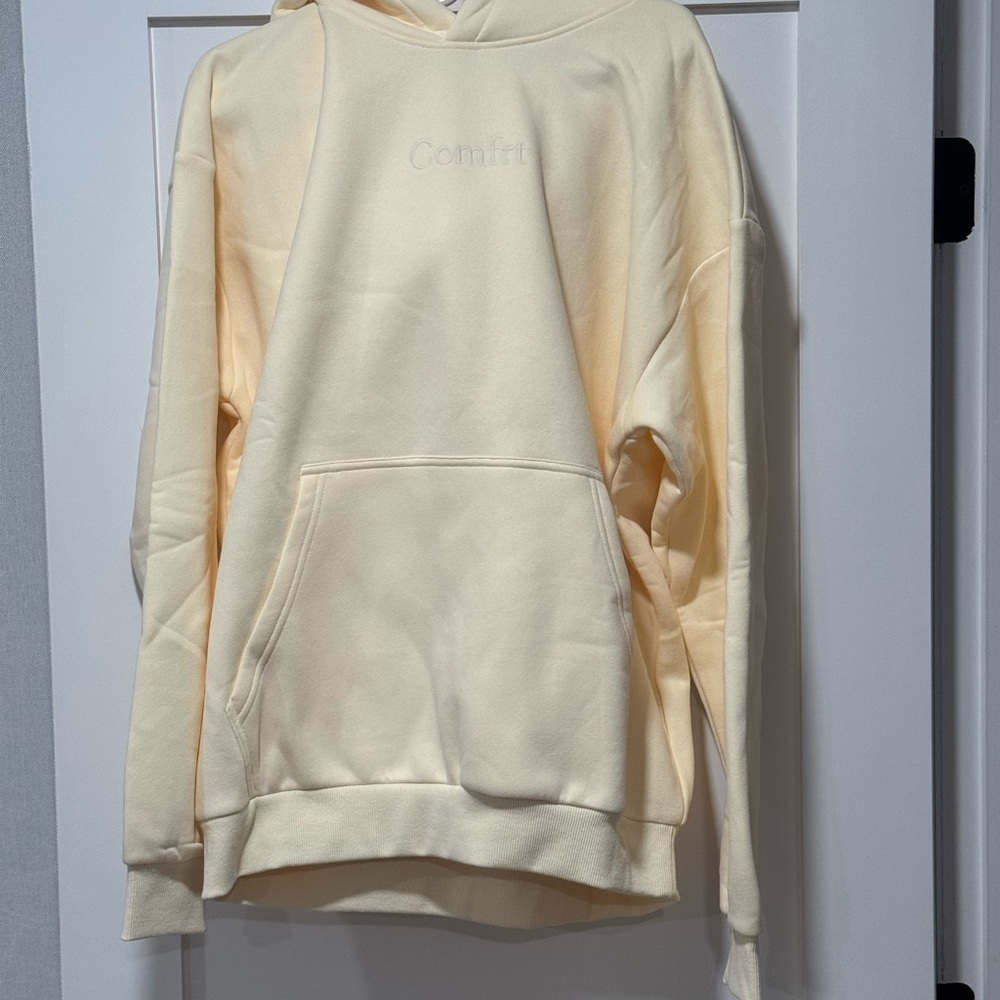 CMFRT Limited Edition Butter Color Hoodie & Sweatpants - 1 Set Size Large